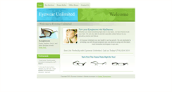 Desktop Screenshot of eyewearunlimited.biz